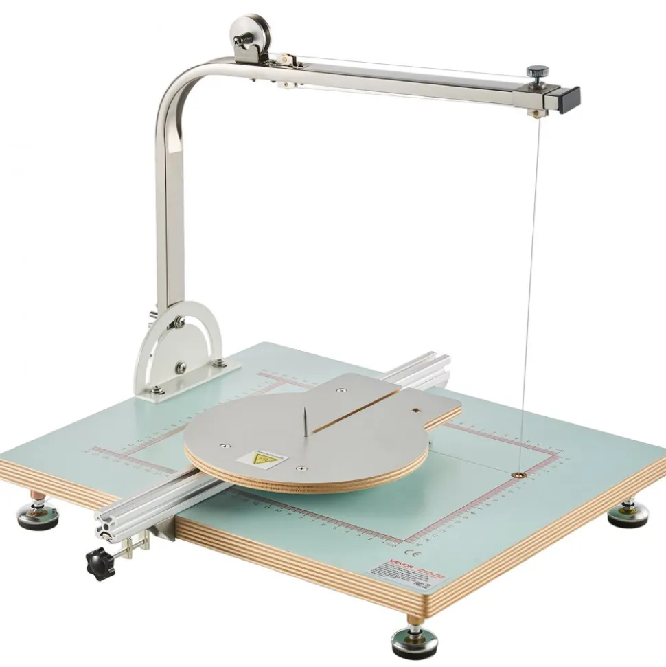 VEVOR Hot Wire Foam Cutter, 58W Electric Styrofoam Cutter with Variable Temperature Control, Portable Tabletop Cutting Tool with 10.24" Max. Cutting Thickness for Foam, KT Board, Low-Density Sponge