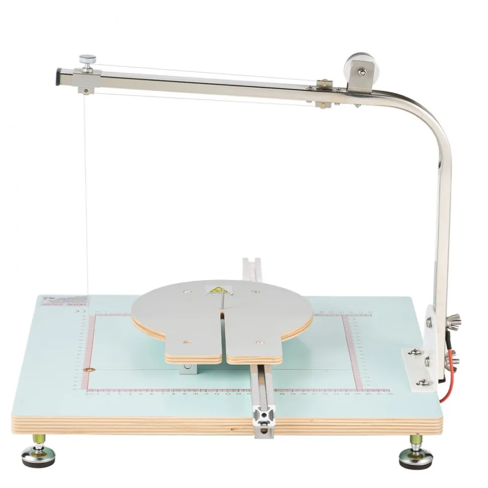 VEVOR Hot Wire Foam Cutter, 58W Electric Styrofoam Cutter with Variable Temperature Control, Portable Tabletop Cutting Tool with 10.24" Max. Cutting Thickness for Foam, KT Board, Low-Density Sponge