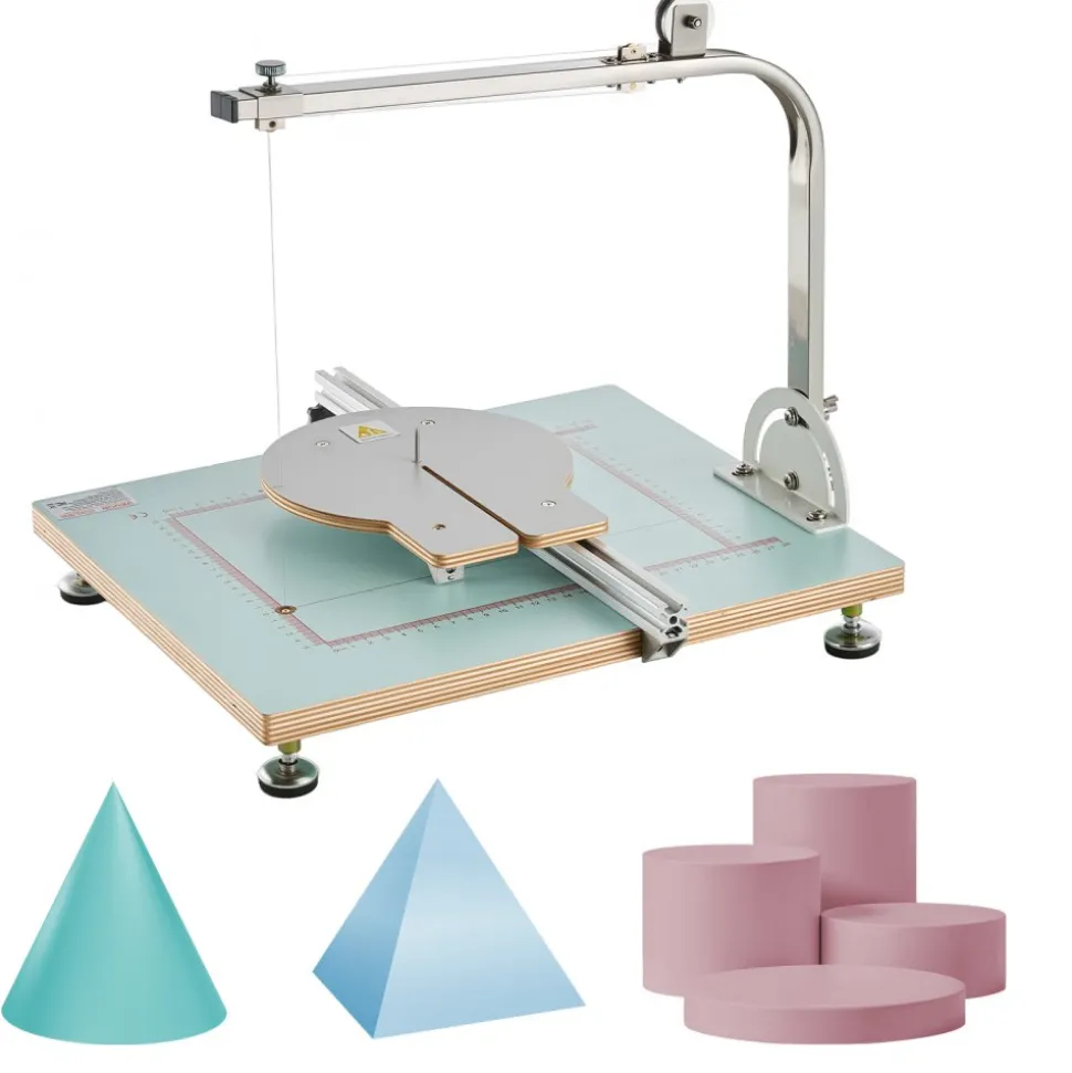 VEVOR Hot Wire Foam Cutter, 58W Electric Styrofoam Cutter with Variable Temperature Control, Portable Tabletop Cutting Tool with 10.24" Max. Cutting Thickness for Foam, KT Board, Low-Density Sponge