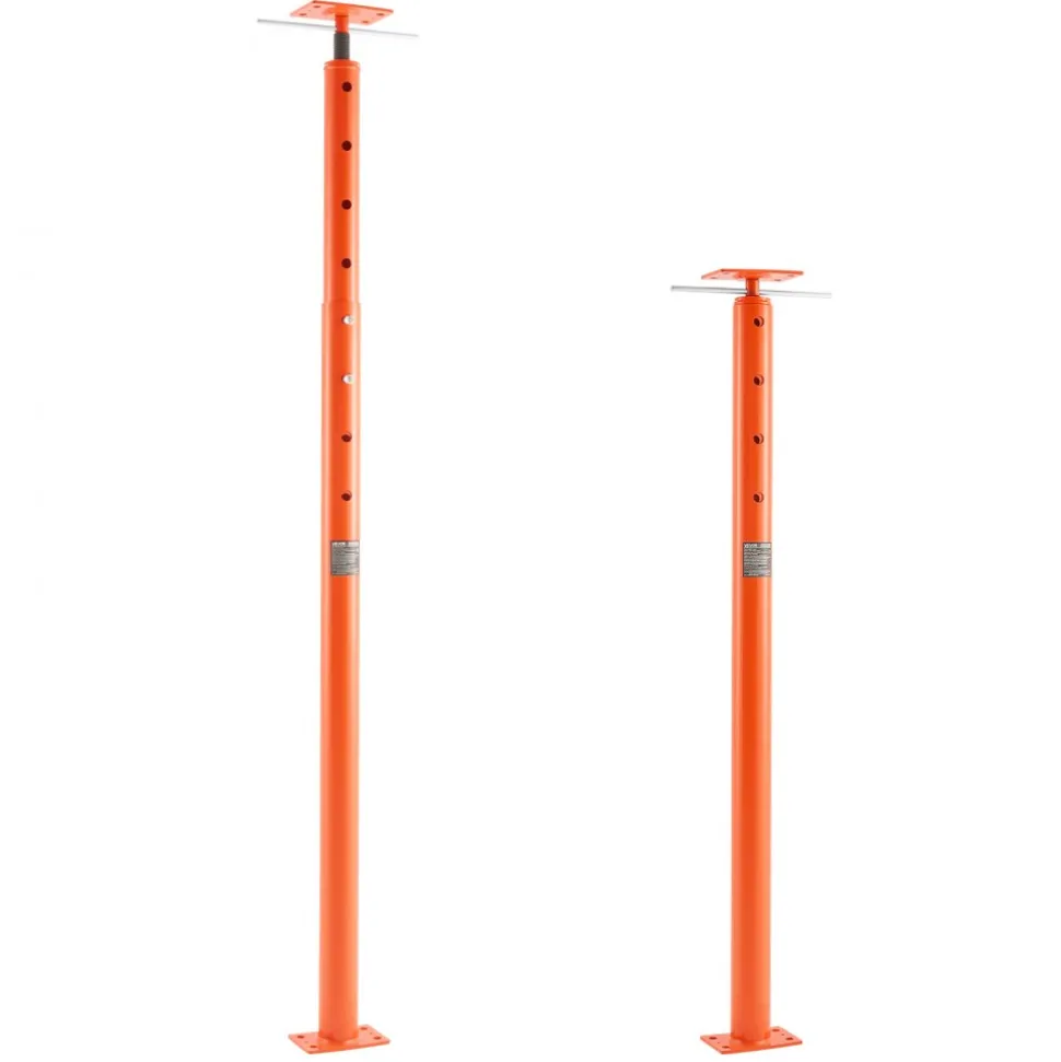 VEVOR House Floor Jack, 56"-100" Height Range, 18000 lbs Max Load Capacity, Adjustable Support Beam Basement Jack Post Pole for Leveling, Lift Support Steel Telescoping Jack for Temporary Support