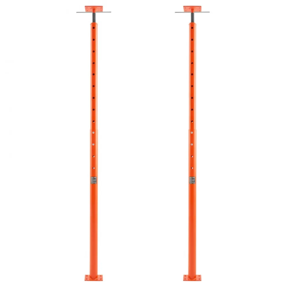 VEVOR House Floor Jack, 56"-100" Height Range, 18000 lbs Max Load Capacity, Adjustable Support Beam Basement Jack Post Pole for Leveling, Lift Support Steel Telescoping Jack for Temporary Support