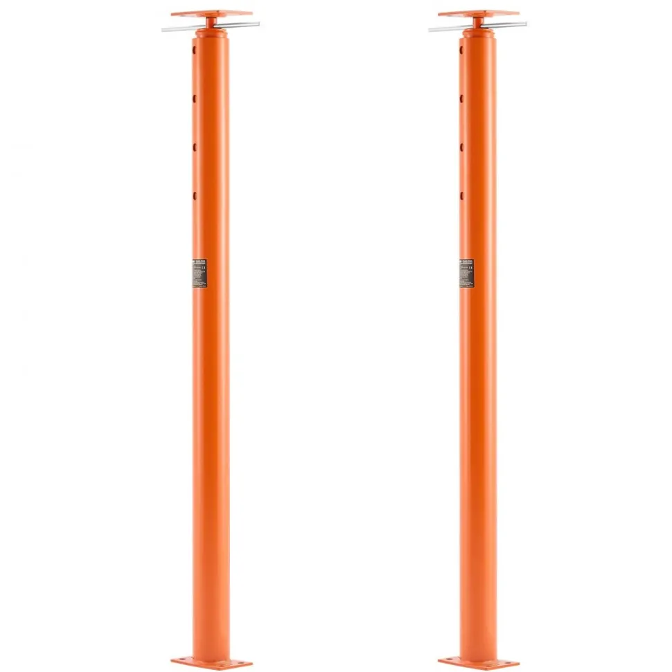 VEVOR House Floor Jacks, 2 Pack 54-150 Inch Height Range, 11200 lbs Max Load Capacity, Adjustable Support Beam Basement Jack Post Pole for Leveling, Lift Steel Telescoping Post for Temporary Support