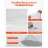 VEVOR House Wrap, 4.5 x 150 ft, 0.13 mm Thick Vapor Barrier, Heavy Duty Plastic Sheeting for Tear-resistant, Drop Cloth Vapor Barrier Covering for Residential & Commercial Construction, White