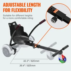 VEVOR Hoverboard Seat Attachment(Not included hoverboards), for 6.5