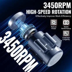 VEVOR 1.5HP Electric Motor 3450 rpm, AC 115V/230V, 56C Frame, Air Compressor Motor Single Phase, 5/8