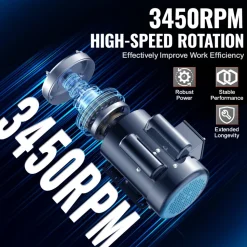 VEVOR 1.5HP Electric Motor 3450 rpm, AC 115V/230V, 56 Frame, Air Compressor Motor Single Phase, 5/8