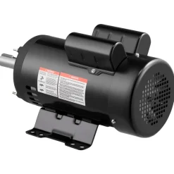 VEVOR 5 HP Electric Motor, 1725RPM Air Compressor Motor, CW/CCW Rotation, 1.125 inch Shaft Diameter, 2.75inch Shaft Length, 20.7N.m Torque, Single-Phase, ODP Cooling, 230V, 184T Frame