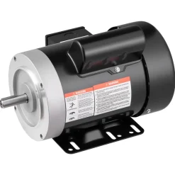 VEVOR 0.5 HP Electric Motor, 1725RPM Air Compressor Motor, CW/CCW Rotation, 5/8 inch Shaft Diameter, 1.88inch Shaft Length, 2.07N.m Torque, Single-Phase, TEFC Cooling, 115V/230V, 56 Frame