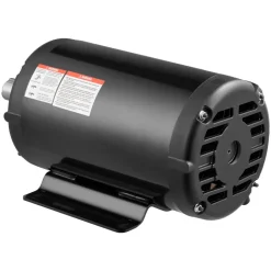 VEVOR 10 HP Electric Motor, 1770RPM Air Compressor Motor, CW/CCW Rotation, 1.375 inch Shaft Diameter, 3.88inch Shaft Length, 40N.m Torque, Three-Phase, 230V/460V, ODP Cooling, 215T Frame