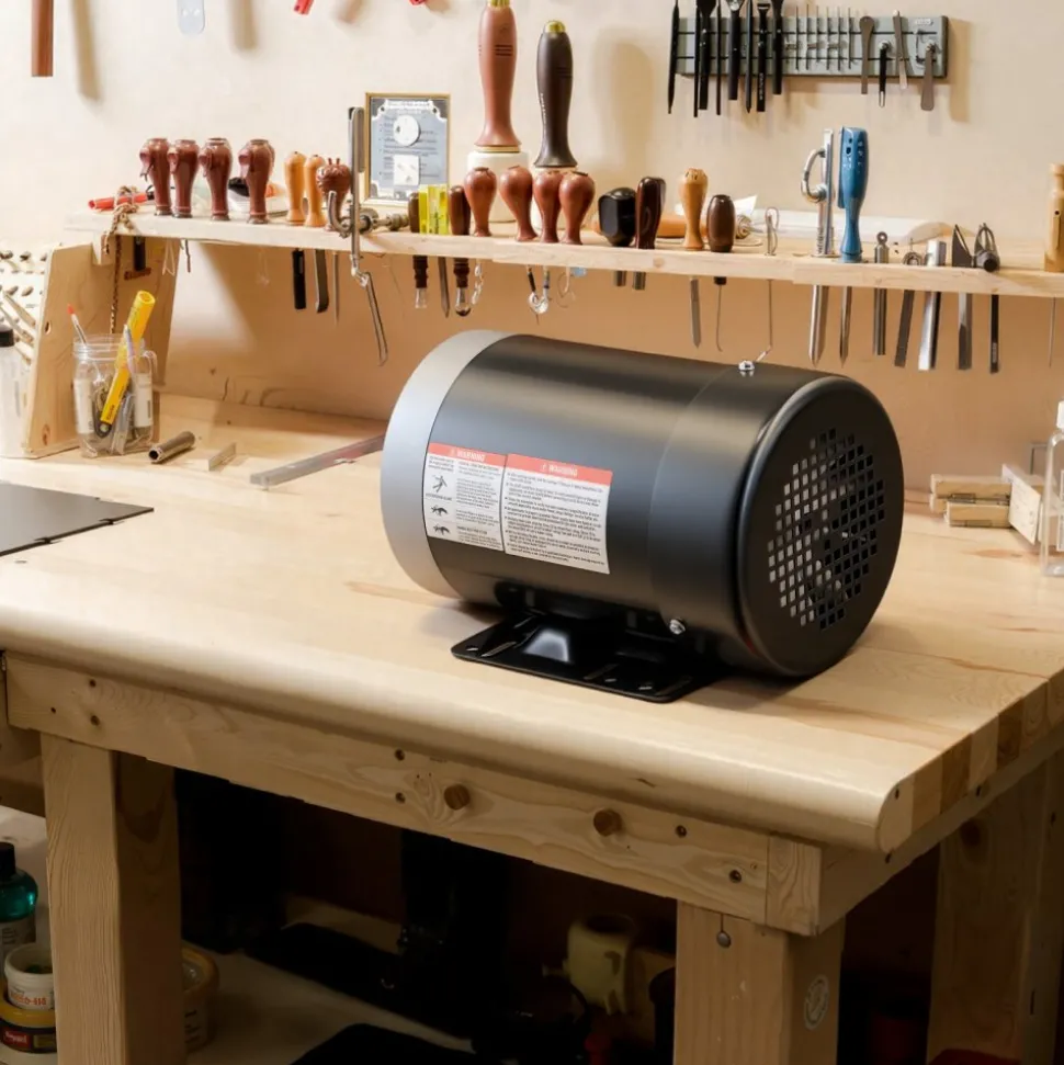 VEVOR 1 HP Electric Motor, 1725RPM Air Compressor Motor, CW/CCW Rotation, 5/8 inch Shaft Diameter, 1.88inch Shaft Length, 4.1N.m Torque, Three-Phase, TEFC Cooling, 230V/460V, 56C Frame
