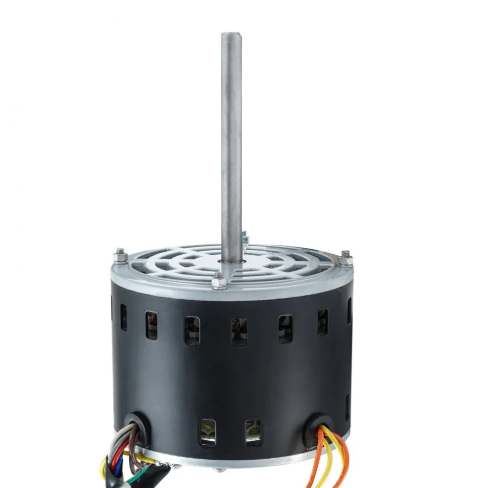 VEVOR 1/2HP Furnace Blower Motor 1720RPM, 115V 7.1A Belt Drive Blower Motor Single Phase - 0.5" Shaft Diameter, 1.6" Shaft Length, CW/CCW Rotation