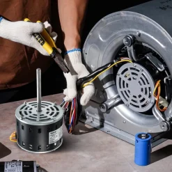 VEVOR 1/2HP Furnace Blower Motor 1720RPM, 115V 7.1A Belt Drive Blower Motor Single Phase - 0.5
