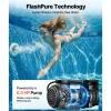 VEVOR 0.5 HP 3000 GPH FlashPure Sand Filter Pump, 12 Inch Swimming Pool Pump, 6X Faster Filtration, Leak-Proof Design, Pre-Loaded Media with Timer, Filtration & Clarity, Out of Box Use for Above Ground Pool