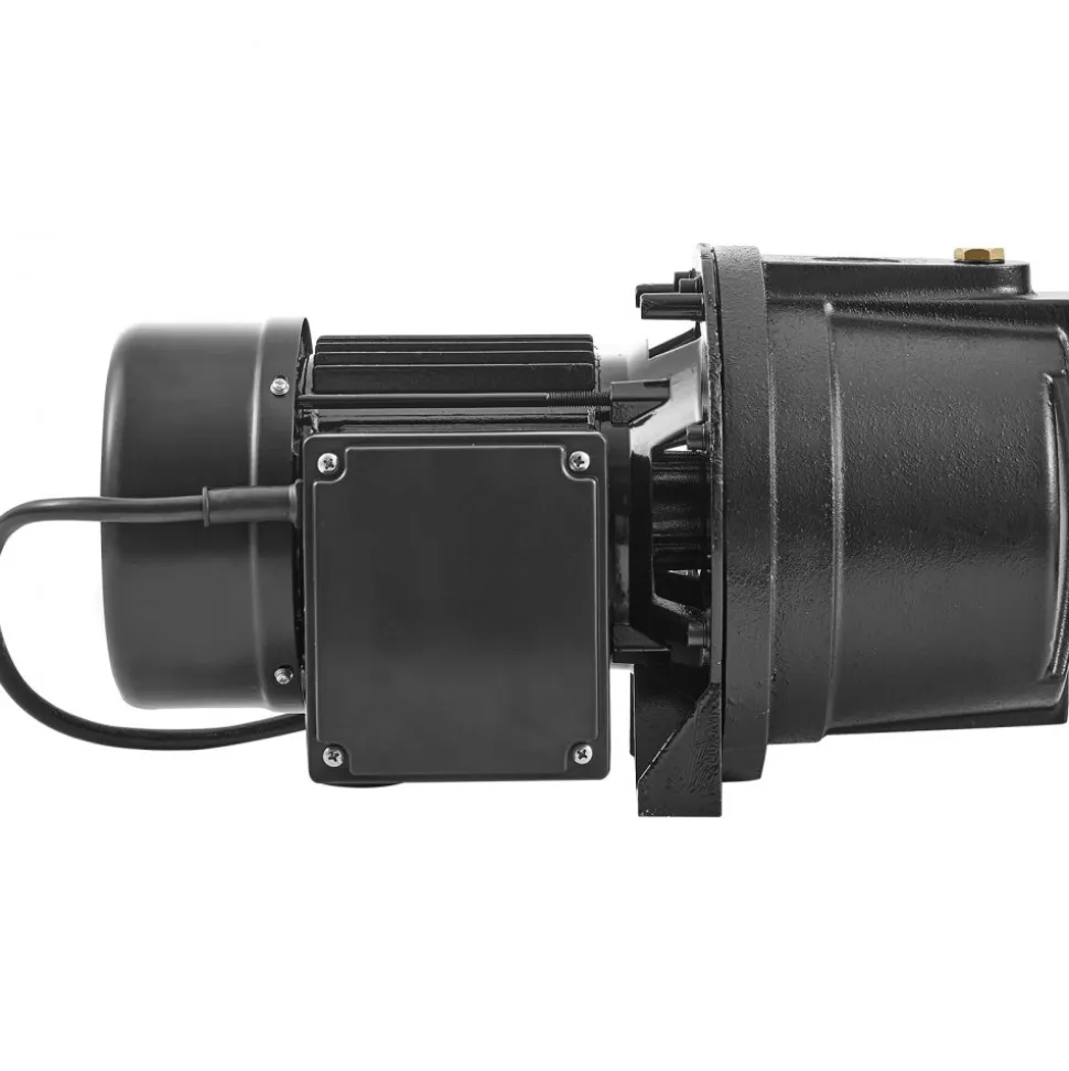 VEVOR 1HP Premium Cast Iron Shallow Well Jet Water Pump, 115 Volt, 17.6 GPM 164 FT Maximum Head Irrigation Water Pump, for Agricultural Garden Irrigation System High-Rise Water Supply Shower Booster