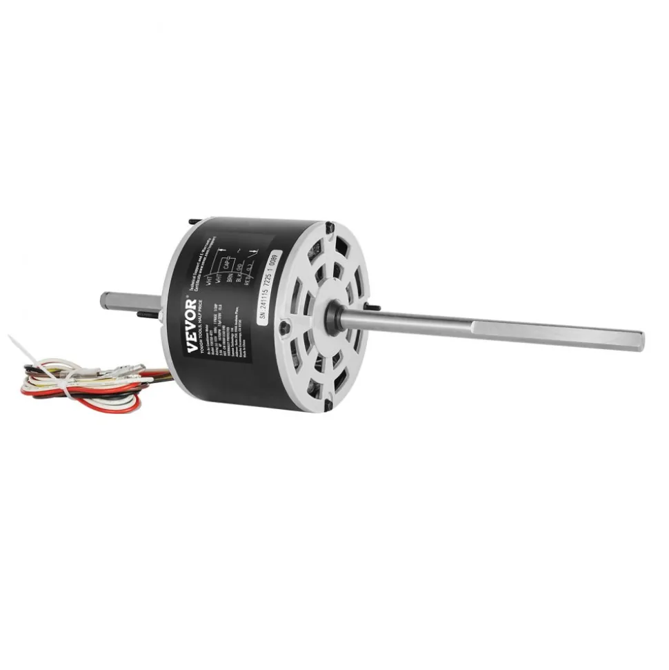 VEVOR 1/3HP RV Air Conditioner Motor with Capacitor, AC115V 3A, 1675 RPM, Replacement for Coleman Mach RV AC Fan Motor, Replaces Fasco D1092, 1468-306, 1468-3068, 1468-3069, 7184-0156, 7184-0432