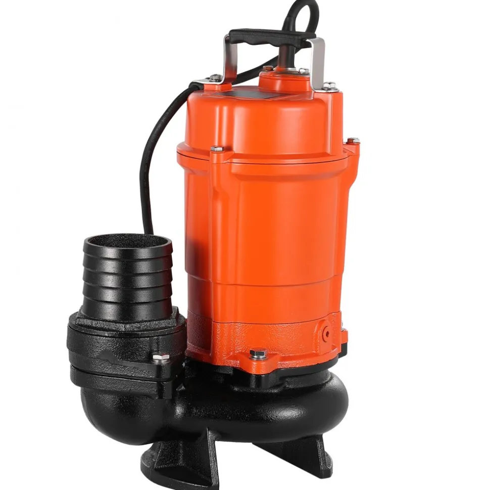 VEVOR 1 HP Submersible Trash Pump, 5000 GPH, 120V Cast Iron Submersible Sump Sewage Pump with 3 in Discharge, 40 ft Max Lift, Drain Dirty Clean Water, for Pools, Garden, Pond, Basement, Flooded Areas