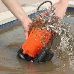VEVOR 1 HP Submersible Trash Pump, 5000 GPH, 120V Cast Iron Submersible Sump Sewage Pump with 3 in Discharge, 40 ft Max Lift, Drain Dirty Clean Water, for Pools, Garden, Pond, Basement, Flooded Areas