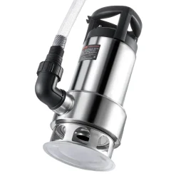 VEVOR 1HP Sump Pump, 4020GPH, 30FT Lift Stainless Steel Submersible Sludge Pump with 26FT Power Cord Automatic ON/OFF Float Switch, Drain Clean/Dirty Water for Basement Flood Pool Pond Garden Hot Tub