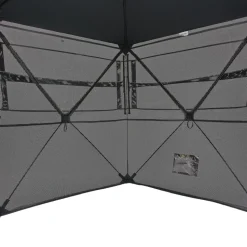 VEVOR Hunting Blind, 6-7 Person, 288 Degree 5 Side See-Through Ground Blinds with Carrying Bag, Portable Camouflage Tent, Durable Concealed Shelter with Silent Zipper Door and Window, for Turkey Deer