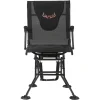 VEVOR Hunting Chair, 360° Silent Swivel, Foldable Portable Blind Chair, Heavy-Duty Steel Frame Ground Stool Seat, with Armrests, Adjustable Carry Strap, Anti-Sink Feet, 300 Lbs Capacity for Fishing