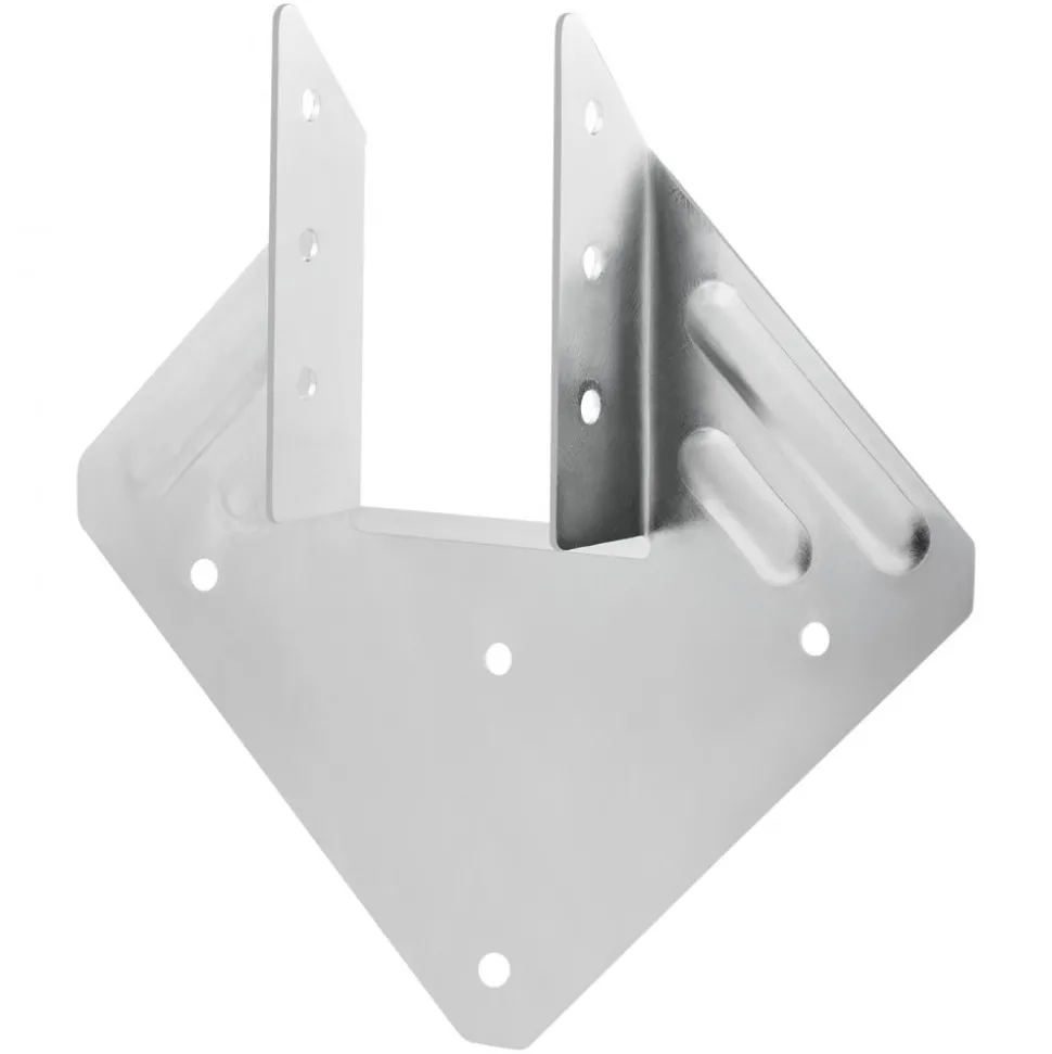 VEVOR Hurricane Ties for Rafter, Inner Size 5.31x1.57x2.48 in / 135x40x63 mm, Heavy Duty Hurricane Straps, Heavy Duty Rafter Ties Brackets Joist Hangers for Roof Beam Wooden Construction, 25 Pcs
