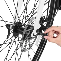 VEVOR Hybrid Bike, Lightweight Aluminum Frame Bike, 700c Wheel Men and Women Hybrid Bicycle, Step-Through Adult Urban City Commuter Bikes with 7-Speed Shimano Drivetrain, Dual Brake, Adjustable Seat