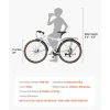 VEVOR Hybrid Bike, Lightweight Aluminum Frame Bike, 700c Wheel Men Women Hybrid Bicycle, Step-Over Adult Urban City Commuter Bikes, with 24-Speed Shimano Drivetrain, Alloy Adjustable Stem, Dual Brakes