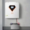 VEVOR Hybrid Solar Inverter, 3000W, All in One Pure Sine Wave Power Inverter Charger, 24V DC to 110/120V AC, with Built-in 100A MPPT Solar Controller, for Off-Grid System Lead Acid Lithium Battery