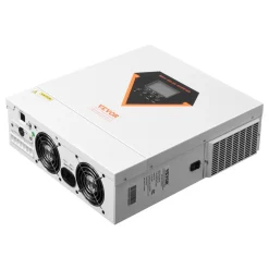 VEVOR Hybrid Solar Inverter, 3000W, All in One Pure Sine Wave Power Inverter Charger, 24V DC to 110/120V AC, with Built-in 100A MPPT Solar Controller, for Off-Grid System Lead Acid Lithium Battery