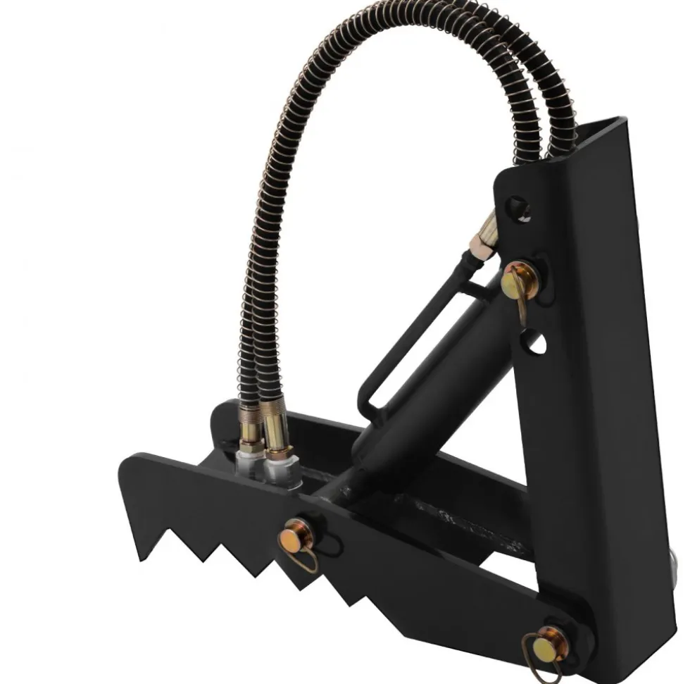 VEVOR Hydraulic Backhoe Thumb, 18 inch 1/2" Thickness Heavy Duty Excavator Thumb, Black Steel Weld On Thumb Attachments with Hydraulic Cylinder, Mechanical Hydraulic Thumb for Backhoe/Excavator