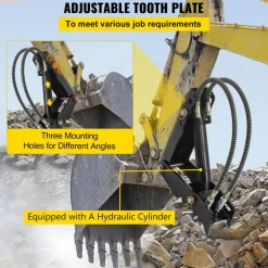 VEVOR Hydraulic Backhoe Thumb, 18 inch 1/2