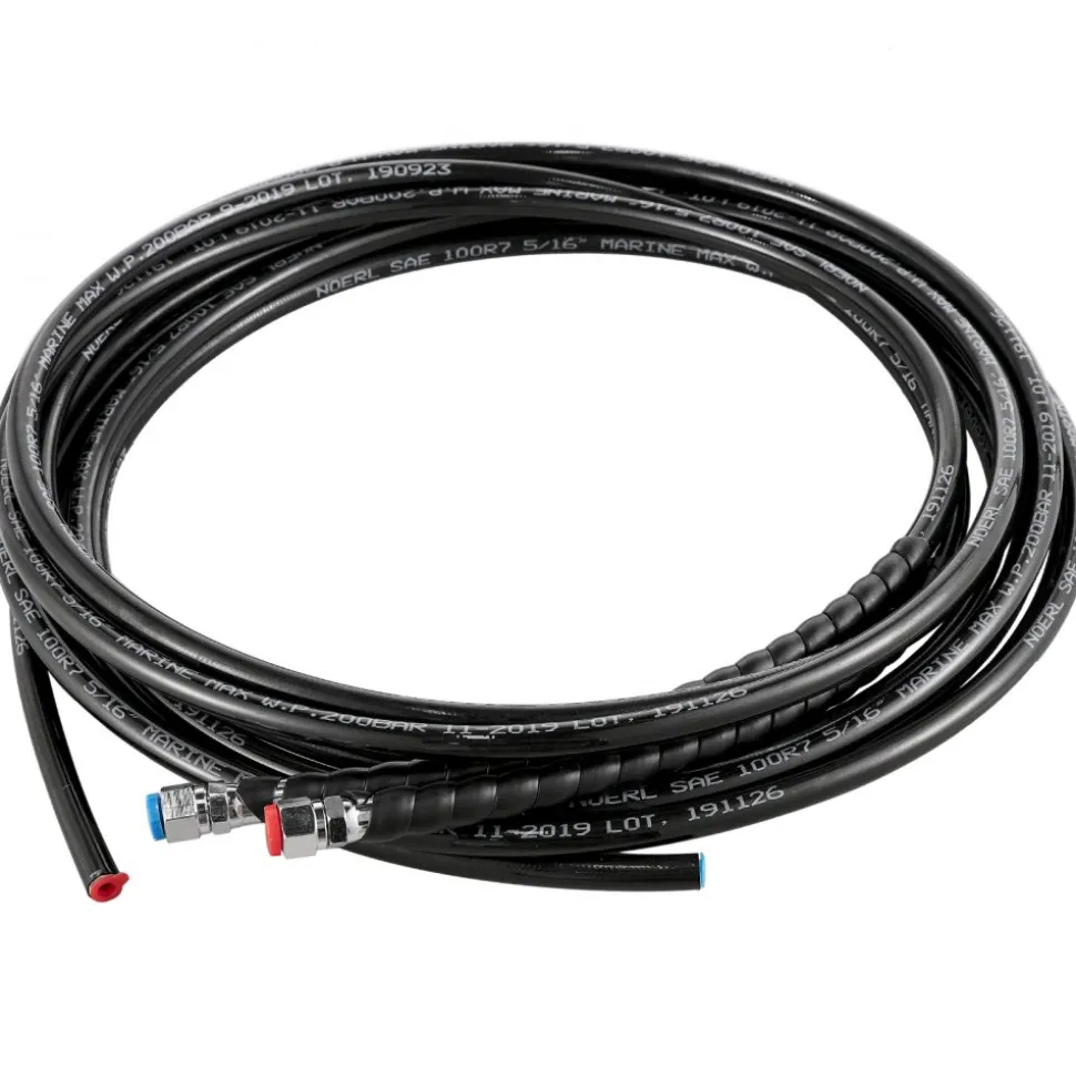VEVOR Hydraulic Boat Steering Kit 300HP, Hydraulic Steering Kit Helm Pump, Hydraulic Outboard Steering Kit with 20 Feet Hydraulic Steering Hose for Boat Steering System
