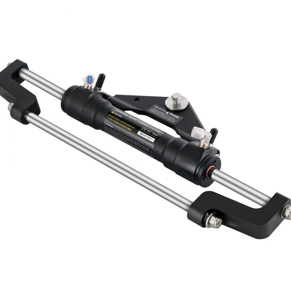 VEVOR Hydraulic Boat Steering Kit, 300HP Hydraulic Steering Kit Helm Pump, Cylinder, Wheel, 24 Feet Hose Hydraulic Steering Seal Kit, Corrosion-Resistant Boat Steering System Marine Steering Kit