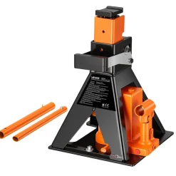 VEVOR Hydraulic Bottle Jack and Jack Stand in One 3 Ton (6613.9 lbs) Lift, for Sedans, Compact SUVs & Small Vans, 10.75