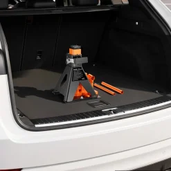 VEVOR Hydraulic Bottle Jack and Jack Stand in One 3 Ton (6613.9 lbs) Lift, for Sedans, Compact SUVs & Small Vans, 10.75