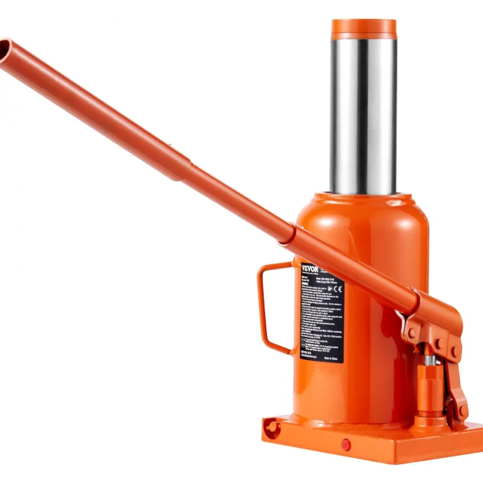 VEVOR Hydraulic Bottle Jack, 50 Ton/110231 lbs Welded Bottle Jack with 11''-17.32'' Lifting Range & 3-Section Long Handle, for Car, Pickup, Truck, RV, Auto Repair, Industrial Engineering