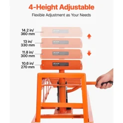 VEVOR Hydraulic Car Ramps, 2 PCS 11000 lbs 5T, 10-14.2 Inch Lift Height, Heavy Duty Hydraulic Vehicle Ramps, Portable Car Lifts for Home Garage Maintenance and Oil Changes, Truck Vehicle Auto Repair