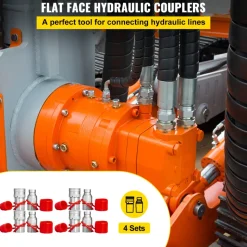 VEVOR Hydraulic Coupler 1/2 Body with 1/2