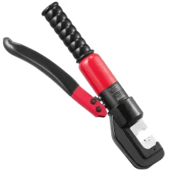 VEVOR Hydraulic Crimping Tool with 9 Sets of  Dies AWG12-2/0 Copper And Aluminum Terminal Battery Lug Crimper, with a Cutting Pliers, Gloves, 5pcs Copper Ring Connectors, 8pcs Heat Shrink Sleeves