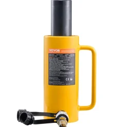 VEVOR Hydraulic Cylinder Jack, 20 Ton Solid Ram Hydraulic Cylinder, 6 Inch Stroke Single Acting Hydraulic Cylinder, with Quick Connector Portable Hydraulic Solid Jack Hydraulic Lifting Cylinders