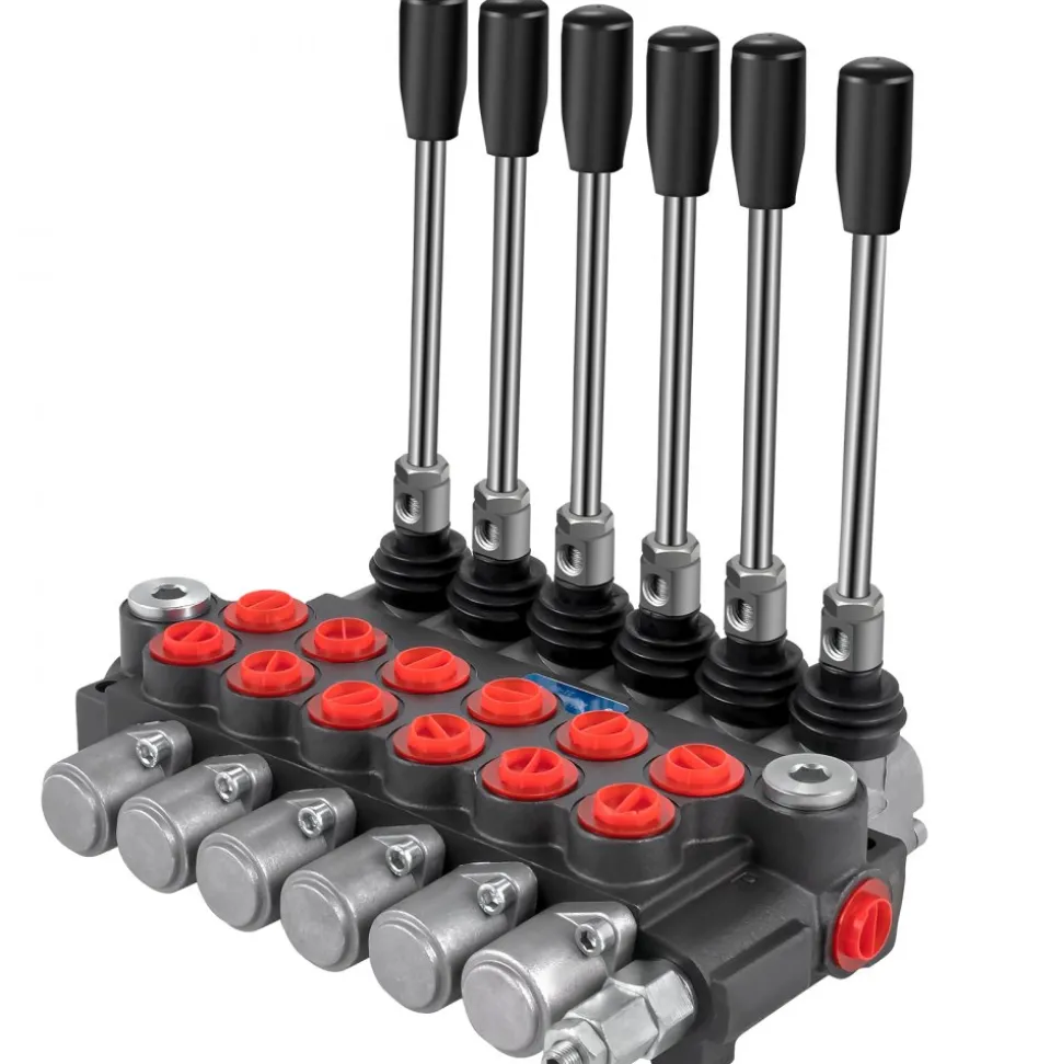 VEVOR Hydraulic Directional Control Valve, 1 Spool Hydraulic Spool Valve, 21 GPM Hydraulic Loader Valve, 4300 PSI Directional Control Valve, Hydraulic Valves And Controls For Tractors Loaders Tanks