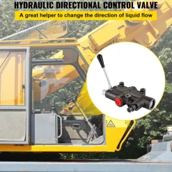 VEVOR Hydraulic Directional Control Valve, 1 Spool Hydraulic Spool Valve, 21 GPM Hydraulic Loader Valve, 3600 PSI Directional Control Valve, Hydraulic Valves And Controls For Tractors Loaders Tanks