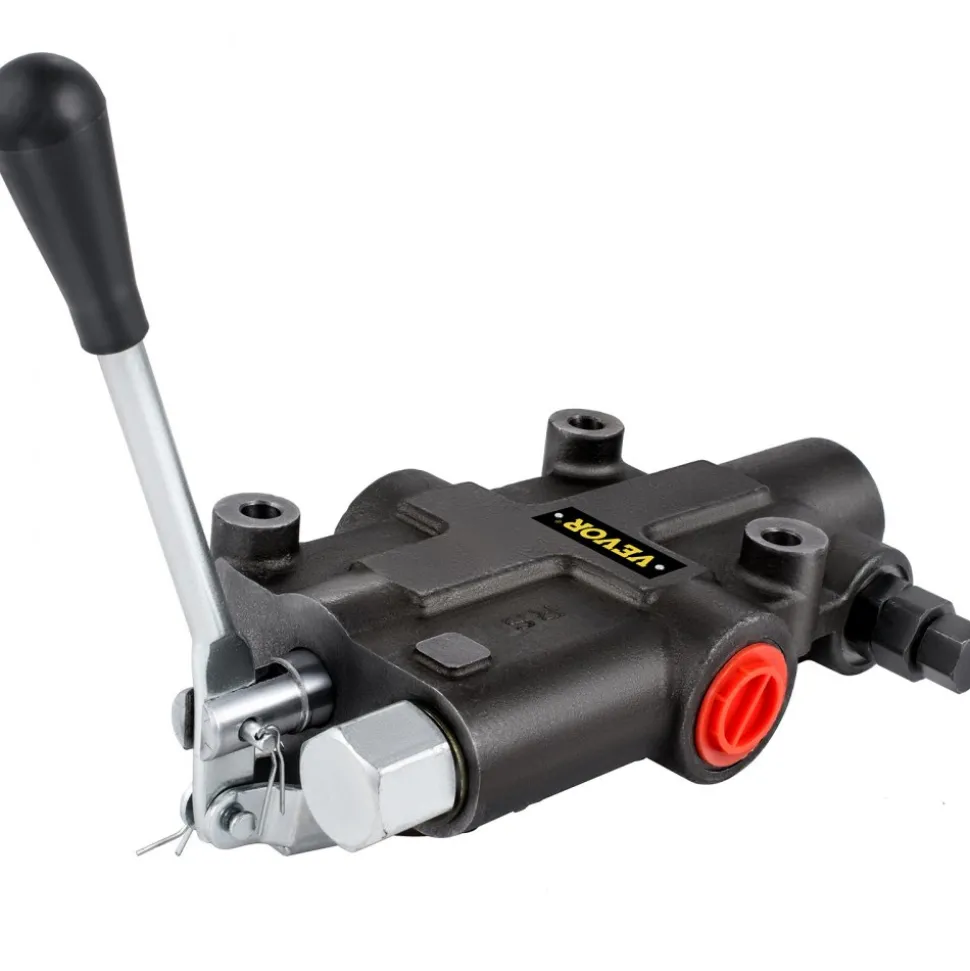 VEVOR Hydraulic Directional Control Valve, 1 Spool Hydraulic Spool Valve, 21 GPM Hydraulic Loader Valve, 3600 PSI Directional Control Valve, Hydraulic Valves And Controls For Tractors Loaders Tanks