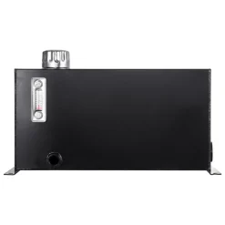 VEVOR Hydraulic Fluid Tank 10 Gal Fuel Tank Heavy Duty Hydraulic Steel Tank Reservoir, Gasoline Transfer Tanks, Hydraulic Reservoir with Strainer Tank Gauge Filter Breather Cap for Tractors & Trucks