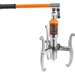 VEVOR Hydraulic Gear Puller, 5 Ton Max Capacity Wheel Bearing Pulling Separator, 2 or 3 Jaws Puller, Vertically and Horizontally, 8