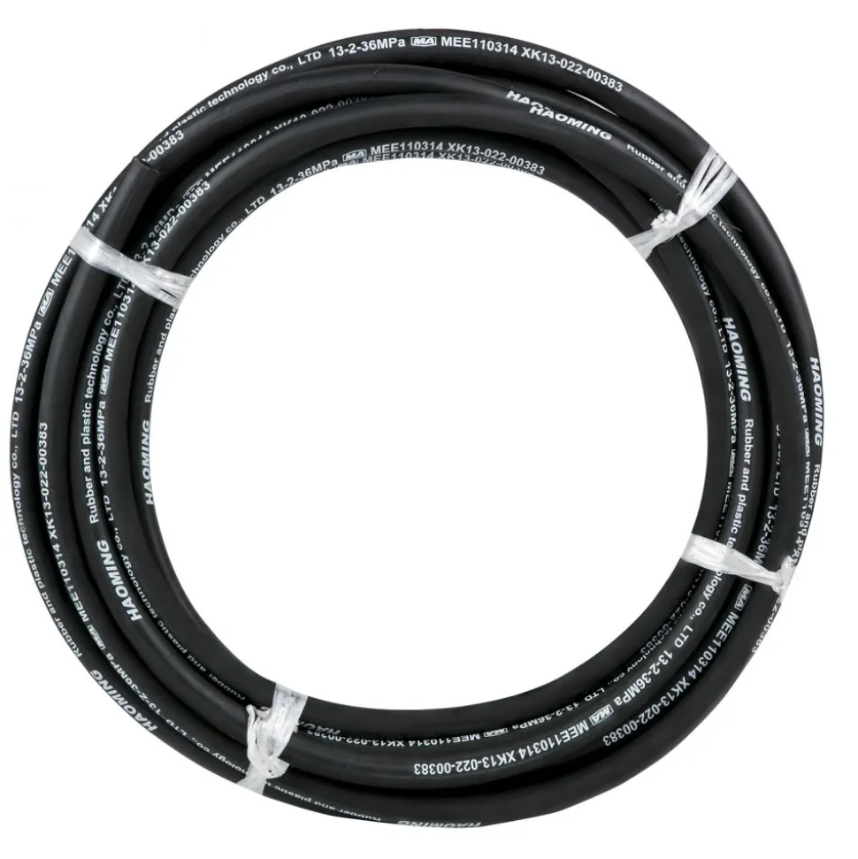 VEVOR Hydraulic Hose 50 Feet Rubber Hydraulic Hoses with 2 High-Tensile Steel Wire Braid, Inner Diameter 1/2 Inch, 5000 PSI Max, Bulk Hydraulic Hose -40 °F to 250 °F, Hydraulic Oil Flexible Hose