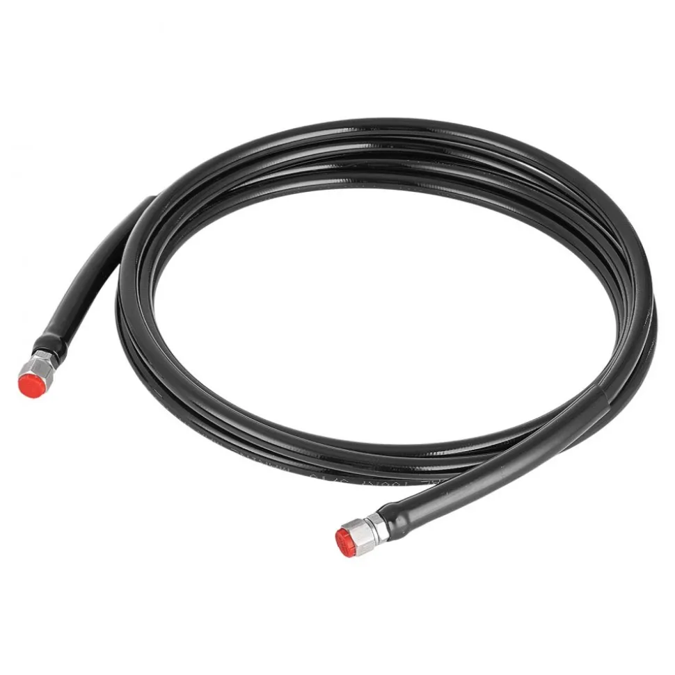 VEVOR Hydraulic Hose Kit, 16 ft 2-Piece Leak-Proof TPEE Outboard Steering Hose Kit with 304 Stainless Steel Connector, Compatible with Marine Outboard Steering Systems, 20 MPa Max Working Pressure