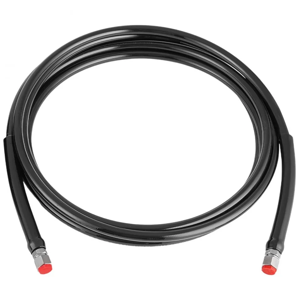 VEVOR Hydraulic Hose Kit, 16 ft 2-Piece Leak-Proof TPEE Outboard Steering Hose Kit with 304 Stainless Steel Connector, Compatible with Marine Outboard Steering Systems, 20 MPa Max Working Pressure