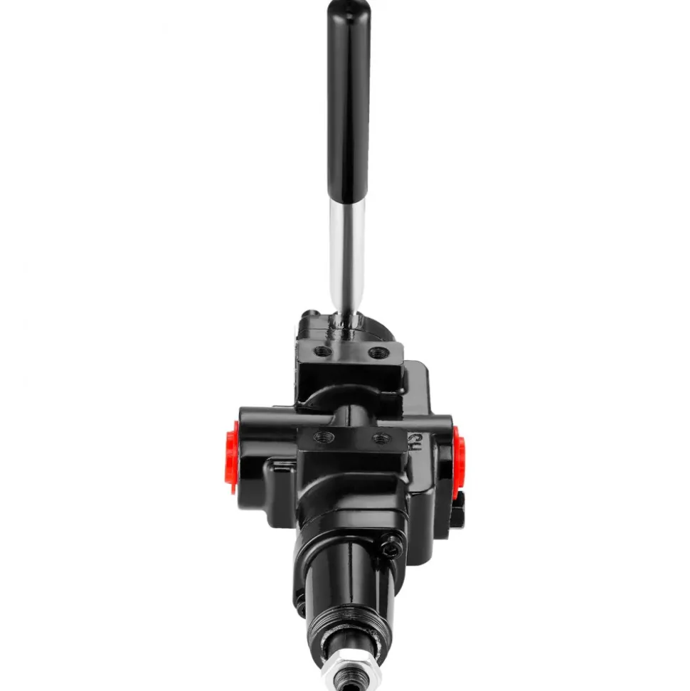 VEVOR Hydraulic Log Splitter Valve 1 Spool, 25 GPM Hydraulic Directional Control Valve, 3626PSI Hydraulic Loader Valve, Hydraulic Joystick Control Valve for Small Tractors, Loaders, Log Splitter