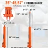 VEVOR Hydraulic Long Ram Jack, 8 Ton Engine Hoist Cylinder with Double Piston Pump And Clevis Base, Hydraulic Ram Cylinder for Engine Lift Hoists, Hydraulic Garage/Shop Cranes, Mechanical, Farm